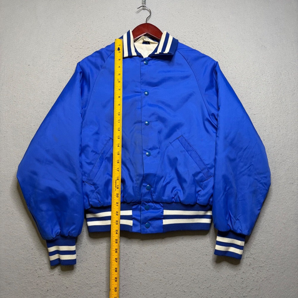 Don Alleson Athletic Bomber Jacket Mens S Blue Nevada Barrel Racing 1982 Vintage - Picture 8 of 14